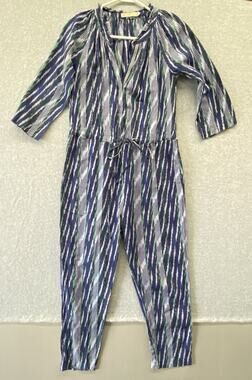 Anthropologie Of Two Minds Jumpsuit Womens Size Small Boho Bohemian Cotton